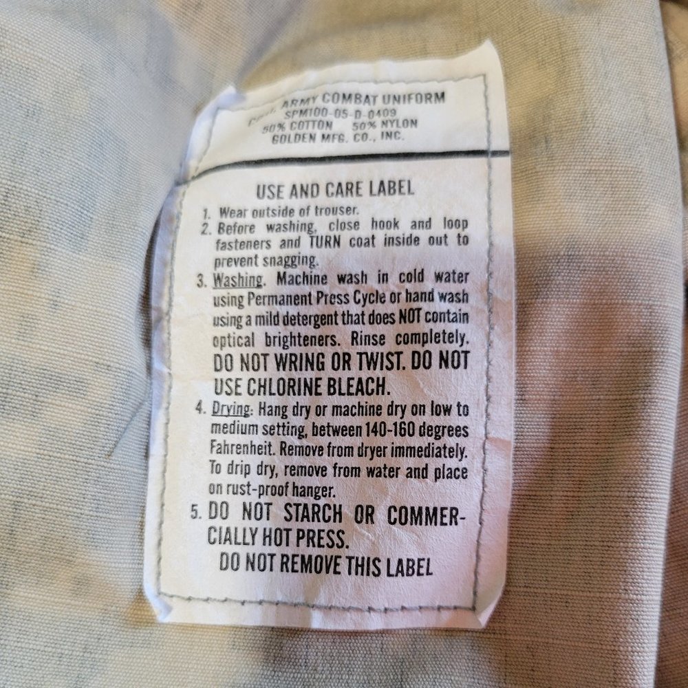 Military BDU Jacket - Picture 3 of 4